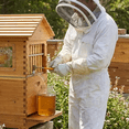 thumbnail image 7 of Wax-Coated Beehive Starter Kit with 6 Honeycomb Frames & Automatic Honey Extraction System, 7 of 7