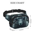 thumbnail image 4 of Disketp Moody Ram Portrait Riñonera de Doble Capa, Bolsa de Cintura Ajustable para Viajes, Correr y Senderismo, Riñonera Ligera para Hombre y Mujer, 4 of 9