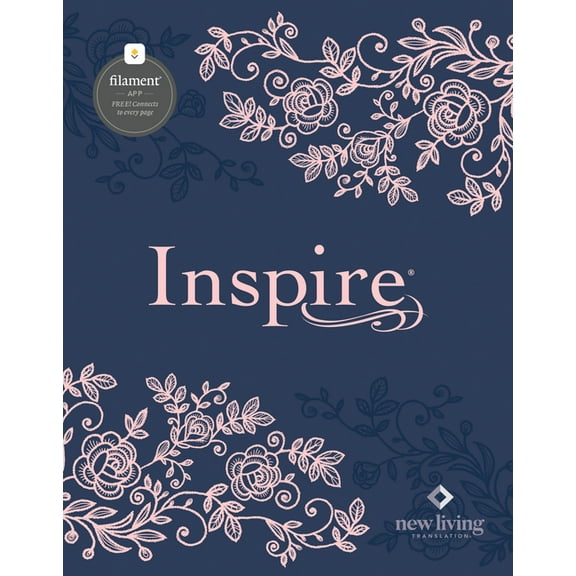 Inspire Bible Nlt, Filament Enabled (Hardcover Leatherlike, Navy), (Hardcover)