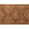 thumbnail image 1 of Ahgly Company Indoor Rectangle Southwestern Brown Country Area Rugs, 7' x 10', 1 of 4