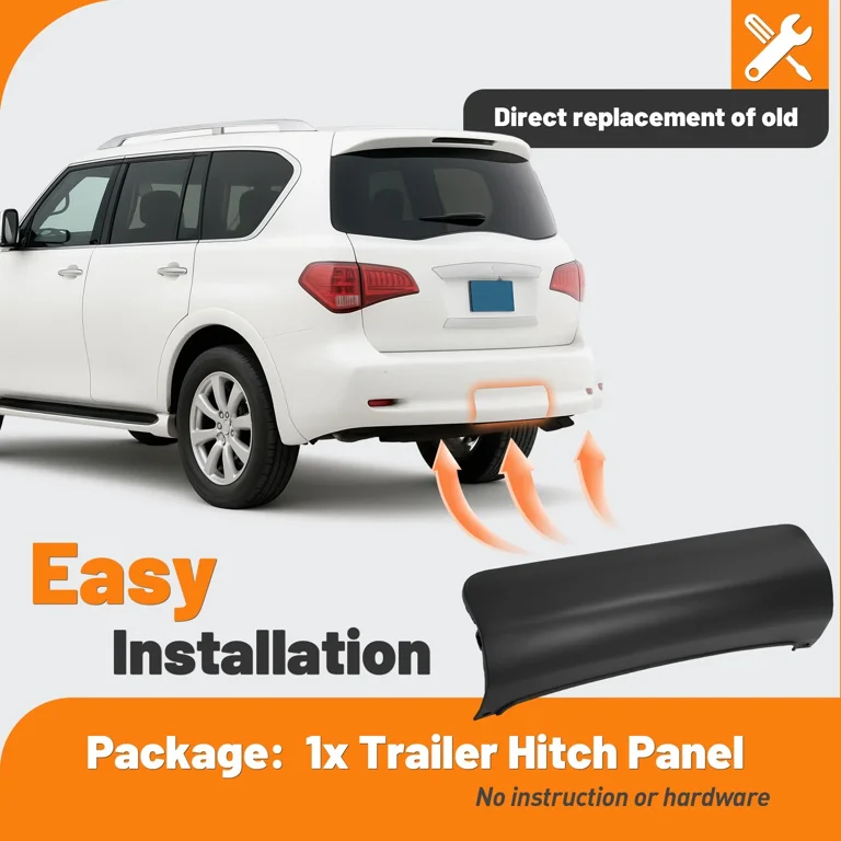 Kojem Trailer Hitch Panel Cover for 2011-2017 Infiniti QX56/QX80 Kojem Trailer Hitch Panel Cover for 2011-2017 Infiniti QX56/QX80