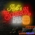 thumbnail image 5 of Handmadetneonsign Bourbon Bar Neon Sign, Whiskey Cocktail Led Light, Pub Wall Art Light Wall Decor 94257, 5 of 5