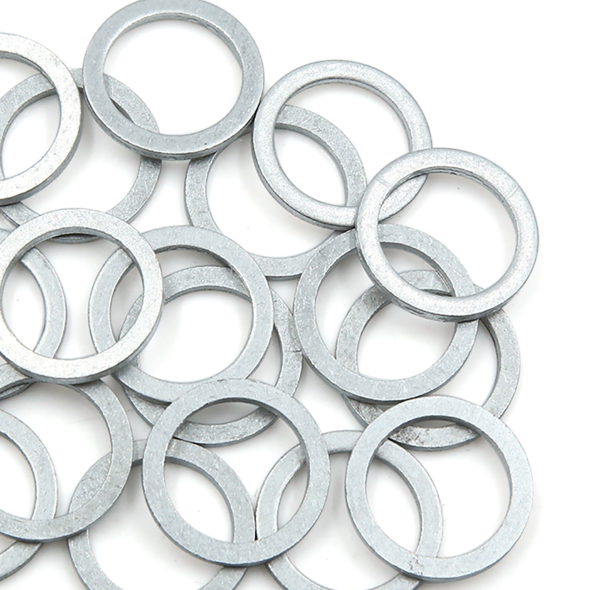 Unique Bargains 20pcs Engine Oil Crush Washers Drain Plug Gaskets Universal for Cars