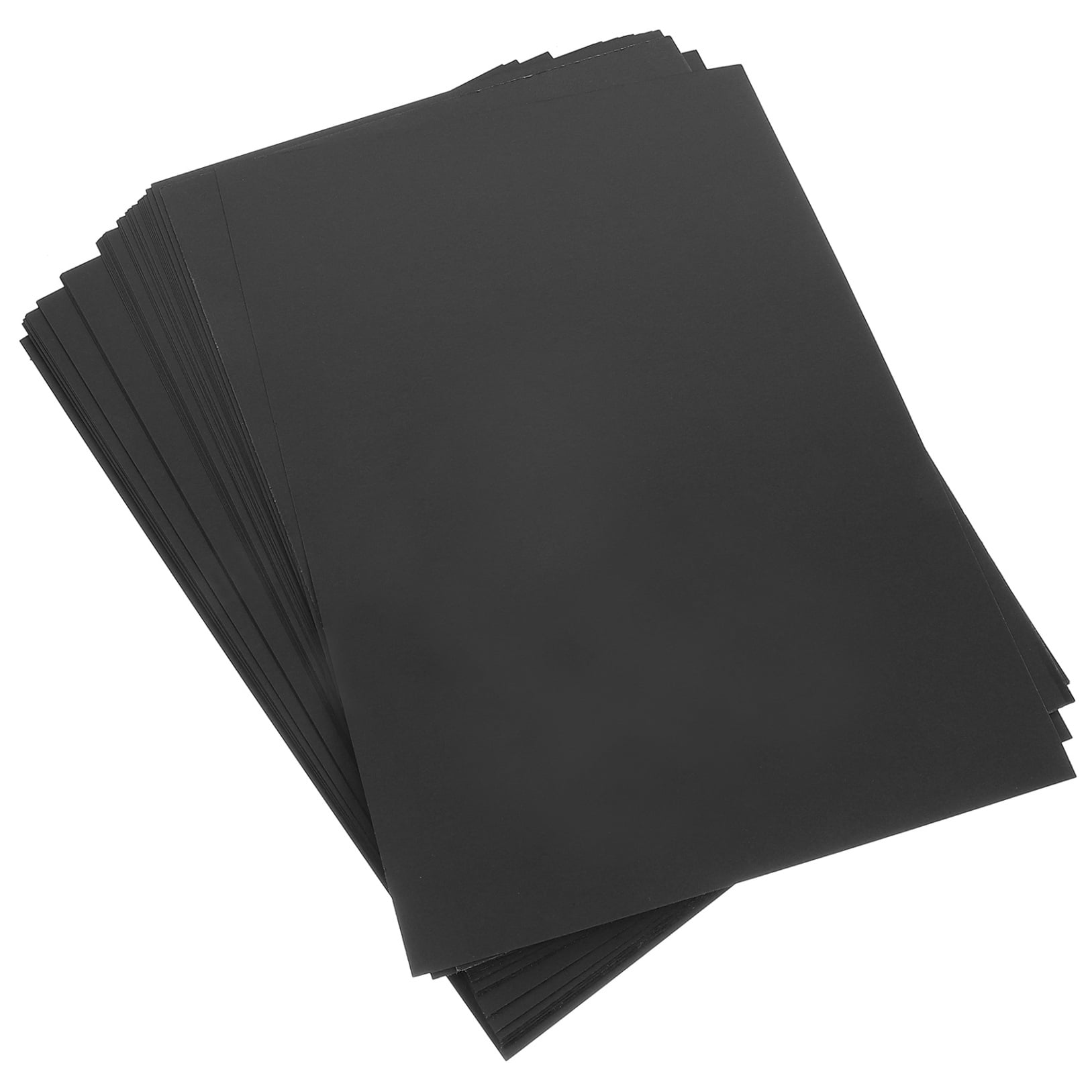 BESTYASH 50pcs Black Craft Paper Sheets for Handmade Crafts, Art Projects, Scrapbooking, and Family Activities