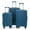 Dark Blue, variant on Homefun 3 Piece ABS Spinner Luggage Set 20 24 28 Inch Matching Color Combination Lock TSA Hardshell Carry On Suitcase,Brown