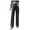 Black, variant on Brilliant Pull On Jeans for Women Stretch Womens Straight Leg Jeans Women's Casual Pants Hight Waist Distressed Straight Denim Jeans Vintage Trouser Clearance Clothes under $5.00