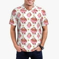 thumbnail image 1 of Balery Sloth with Donuts1 Camisa Polo de Hombre con Estampado, de Manga Corta y Tejido Medio, Camisa Tipo Golf Polo-XX-Large, 1 of 6