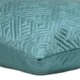 thumbnail image 5 of Parkland Collection Eris Transitional Quilted Teal Throw Pillow, 5 of 7