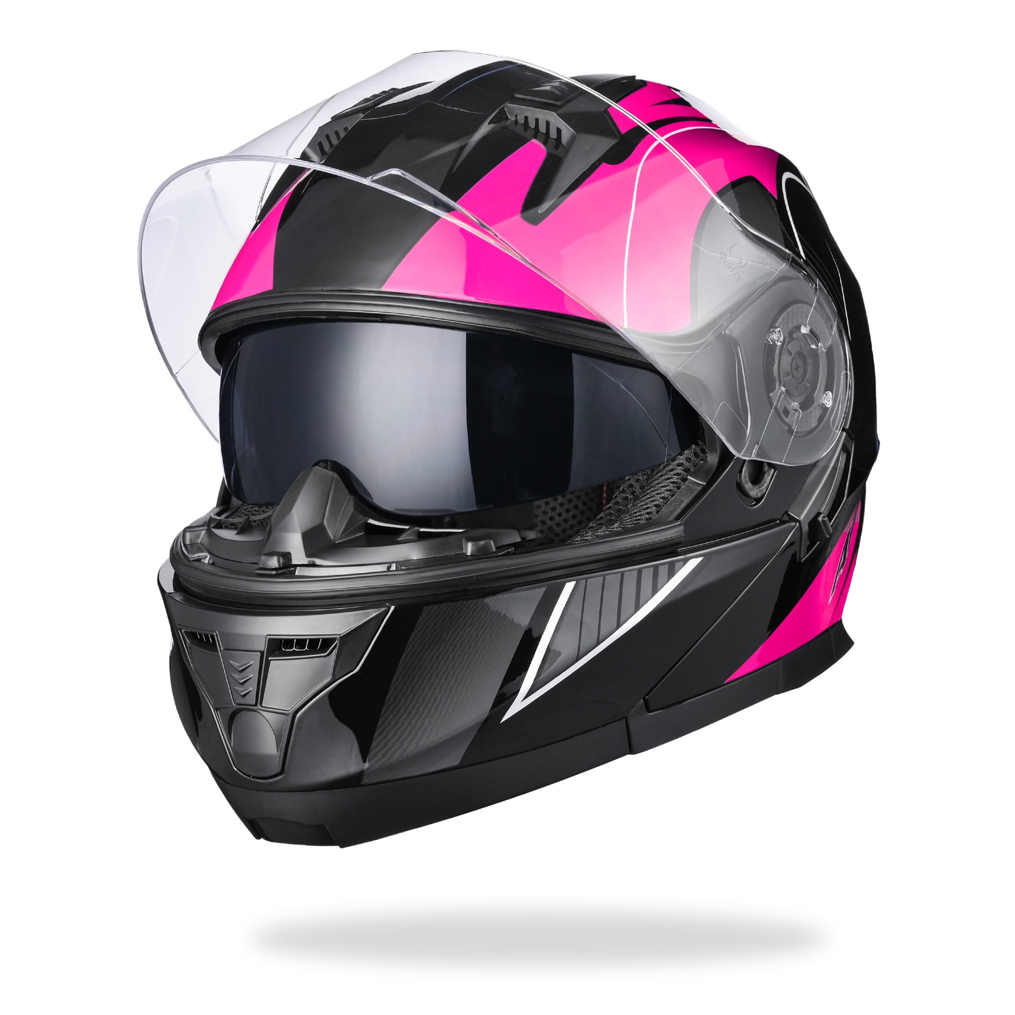 AHR RUN-M3 Modular Flip Up Helmet Full Face Dual Visor DOT Motorcycle Bike S