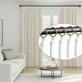 thumbnail image 7 of QIANJI 1.25 Inch Curtain Rings with Hooks, 24 Pack Black Metal Drapery Rings with Pins Fits Up to 1 Inch Curtain Rods, 7 of 7