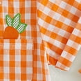 thumbnail image 7 of Zanarzt Baby Boy Clothes Toddler Boys Button Down Shirts Short Sleeve Dress T-Shirt Toddler Tops Summer Outfits Boys Button Up 12-18 Months,Orange, 7 of 7