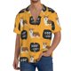 thumbnail image 1 of Fotbe Corgi Camisa Estampada de Manga Corta para Hombre, Casual de Verano, Estilo Playero, Sin Arrugas-Medium, 1 of 5