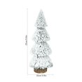thumbnail image 3 of Mini Christmas Tree Ornaments Snow Pine Tree 2023 Christmas Decorations for Home Desktop Xmas Navidad New Year Gift DIY Crafts, 3 of 5