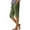 Army Green, variant on WTOBBY Women's Fashion Solid Color Loose-Fit Elastic Waist Cotton Linen Casual Bermuda Shorts with Side Pockets, Comfortable and Breathable for Summer Outfits,Army Green L