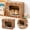 B, variant on Retro TV Shaped Cat Scratcher Bed With Hideaway Space Multifunctional Cat Scratching Box For Indoor Play Rest Use