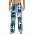 thumbnail image 2 of Lsque Airplanes and Aviation Signs Print Men's Pajama Pants, Lounge Pant - Comfortable Home Wear,Elastic Waistband, Stylish Design-Small, 2 of 9