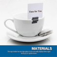 thumbnail image 5 of 50 Pcs Black Sign Clip Food Tray Label Holder Plastic Buffet Food-Good, 5 of 5
