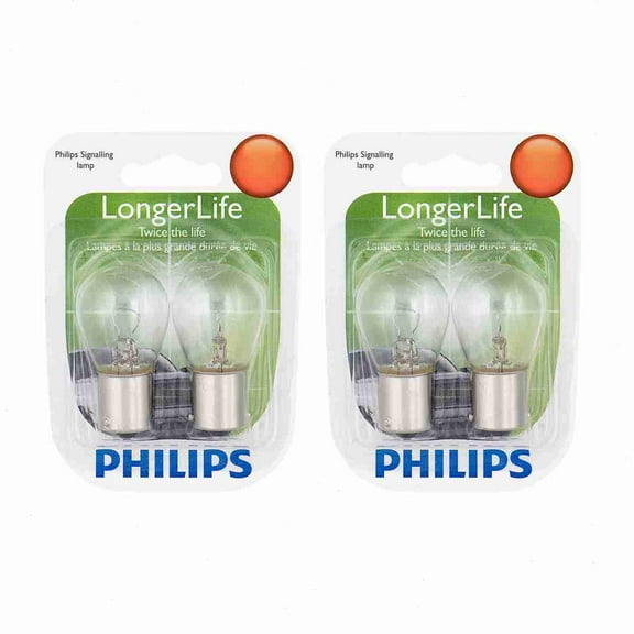 2 pc Philips 93LLB2 Long Life Multi Purpose Light Bulbs