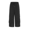 thumbnail image 5 of inhzoy Mens Casual Skirt Pants Loose Wide Leg Harem Pant Y2K Hipple Trousers Japanese Harajuku Kimono Trousers Black XL, 5 of 6