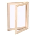 thumbnail image 1 of Uxcell A5 Sizes 8.3 x 5.9 Inch 2 in 1 Wooden Paper Making Screen, 1 of 6