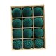 thumbnail image 1 of 12 adornos colgantes para árbol de Navidad de 6 cm. Verde, 1 of 8
