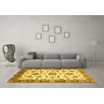 thumbnail image 3 of Ahgly Company Indoor Rectangle Abstract Yellow Modern Area Rugs, 6' x 9', 3 of 4