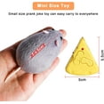 thumbnail image 4 of Mini Remote Control Rat Fake Mouse Prank Toy with Cheese Controller, Realistic Stuffed Animal Plush Mouse Interactive Cat Toys Halloween Trick Spooky Funny Toy for Cats Dogs Kids (Grey), 4 of 7