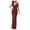 Wine, variant on Women’s Sexy Deep V Sequin Dress Elegant Bodycon Backless Maxi Ball Gown Sleeveless Formal Mermaid Prom Dresses