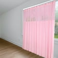 Medical Room Divider Curtain for SPA, Privacy Cubicle Curtain with Mesh