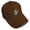 Brown, variant on Baseball Caps for Men & Women Embroidered Goal Soccer B Ladies & Men Baseball Hats Acrylic White Design Only