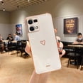 thumbnail image 3 of Square Love Heart Phone Case On For Oppo Reno7 Reno8 Reno9 Reno 7 8 9 Pro Plus 8T 4G 5G 5F 2 2Z 2F 3 5 6 6Z 4G 5G Z RenoZ Cover, 3 of 5