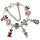 thumbnail image 3 of Pulsera con dijes de oso de Winnie the Pooh para mujer, brazalete con colgante de Piglet Eeyore para niña, cuentas de Anime de Disney para fabricación de joyas, 3 of 5