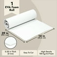 thumbnail image 4 of Bright Creations 5mm White EVA Foam Roll Sheet - 14 x 39" - 100 kg/m3 for Crafts & DIY Projects - Craft Foam, 4 of 10