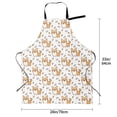 thumbnail image 2 of Kdxio Corgi with Hearts Apron with Pockets Adjustable Kitchen Aprons for Men Women Waterproof Aprons for Cooking,Drawing,Crafting, Baking Household Cleaning, 2 of 8