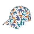 thumbnail image 1 of Balery Block Dinosaur Gorra de béisbol de tamaño ajustable para correr, entrenar y actividades al aire libre. Gorra de papá para todas las estaciones., 1 of 6