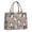 Cavalier King Charles Spaniel and Floral, variant on Boston Terrier and Rose Orange Pattern Tote Bag, Laptop Carry Tote with Interior Pockets & Top Handle, Large Capacity Gifts for Work Shopping Travel,15.7 X 5.1 X 13 Inches