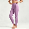 thumbnail image 2 of Women's Thermal Leggings with Knee Protection Solid Color Elastic Winter Warm Comfortable Pants 3XL, 2 of 6