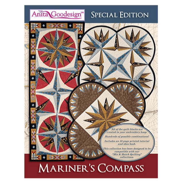 Anita Goodesign 16AGSE Mariner's Compass Embroidery Designs