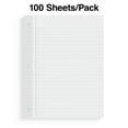 thumbnail image 2 of Staples College Ruled Filler Paper 8.5" x 11" 100 Sheets/Pack 12 Packs/Carton (TR16183), 2 of 5