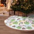 thumbnail image 5 of Sikiie Frog Wear Chef Hat Christmas Tree Skirt, Christmas Tree Decorations, Christmas Decor, Tree Mat Decoration(30-48IN)-36", 5 of 6