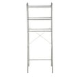 thumbnail image 5 of Mainstays Over-the-Toilet 3-Shelf Steel Storage Unit with Liners Satin Nickel, 5 of 17