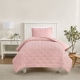 thumbnail image 1 of Mainstays Twin/Twin XL Comforter Set, Soft Lightweight & All Season, 2-Piece, Pink, 1 of 12