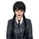 thumbnail image 3 of MUPUL Peluca Negra De Miércoles Addams para Mujer Peluca Larga Trenzada De Miércoles Addams con Flequillo Pelucas De Cosplay De La Familia Addams para Regalo De Fiesta De Halloween, 3 of 4