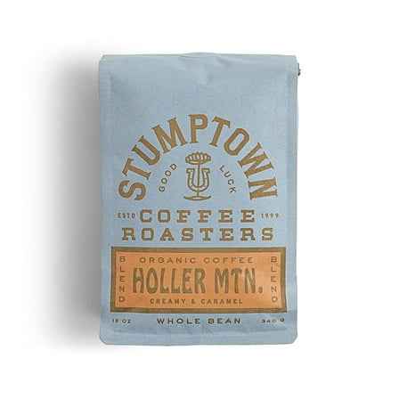 2 x - Stumptown Coffee Roasters, Medium Roast Organic Whole Bean Coffee - Holler Mountain 12 Ounce Bag with Flavor Notes of Citrus Zest, Caramel and Hazelnut
