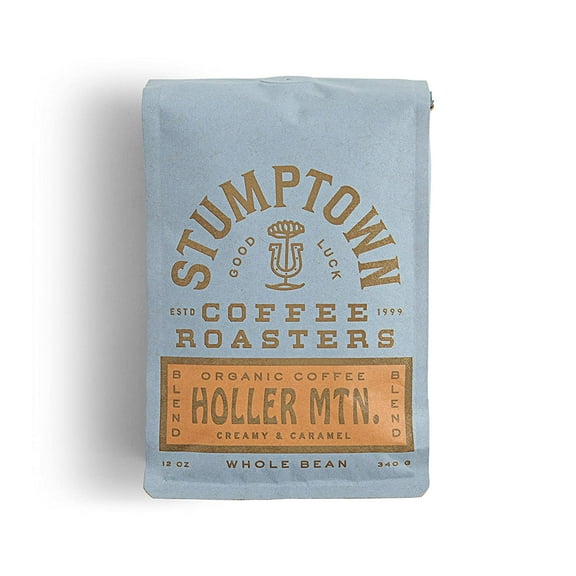 2 x - Stumptown Coffee Roasters, Medium Roast Organic Whole Bean Coffee - Holler Mountain 12 Ounce Bag with Flavor Notes of Citrus Zest, Caramel and Hazelnut