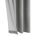 thumbnail image 4 of Thermaplus Alpine Blackout Premium Stylish and Functional Grommet Curtain Panel 52" x 95" Light Grey, 4 of 5