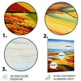 thumbnail image 3 of Designart "Golden landscapes Of Colora" Farmhouse Metal Wall Art, 3 of 5
