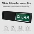 thumbnail image 2 of DEBGFS Premium Clean Dirty Dishwasher Magnet Sign, New Large Slide Dishwasher Indicator with Strong Sticky Tab,Black, 2 of 5