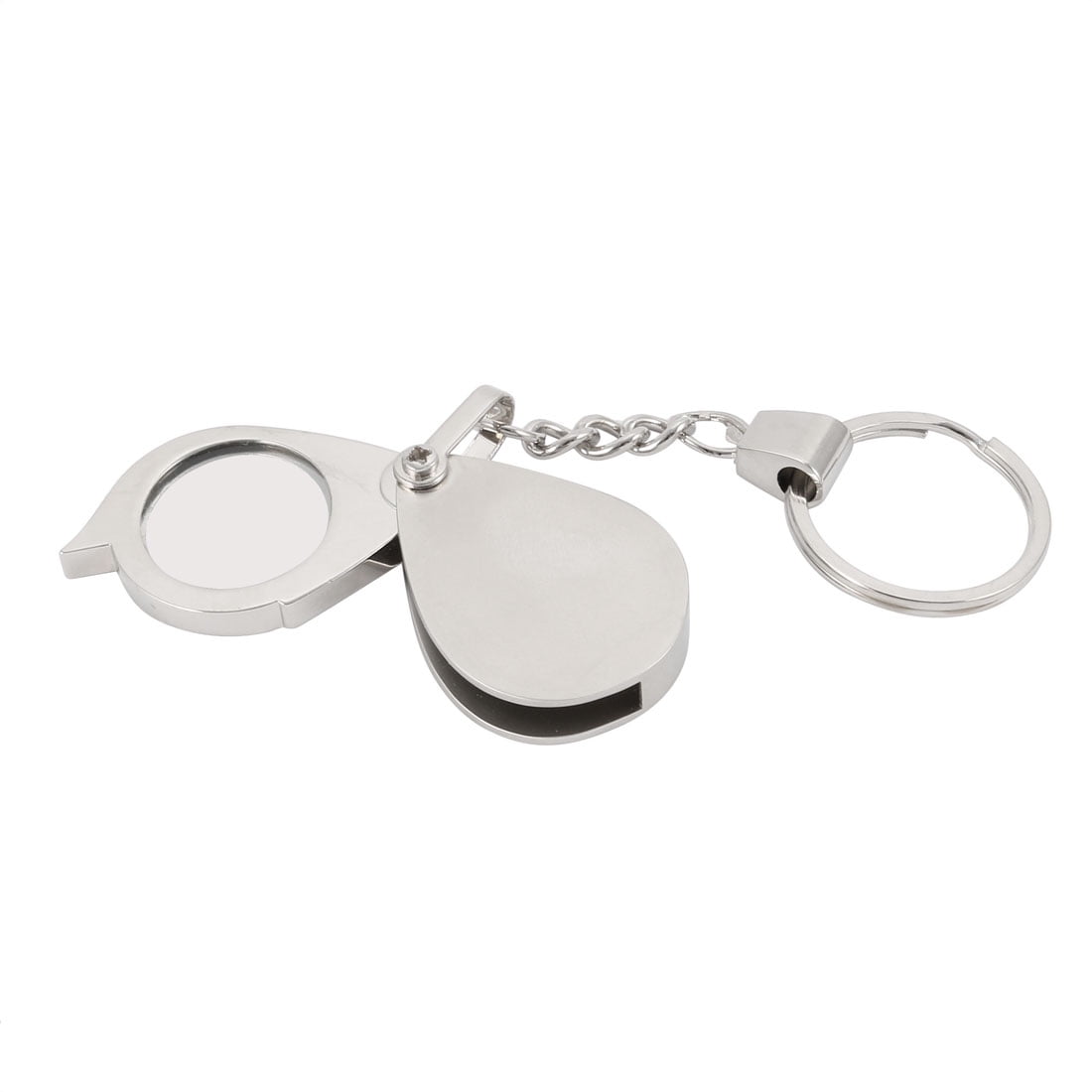 Portable 15X Folding Key Ring Magnifier Key Chain Magnifying Glass Loupe SS6 