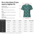 thumbnail image 2 of Yiaed Lephants in the Jungle Print Mens Short Sleeve Tight Fit T-Shirt, Crewneck Casual Tee-XX-Large, 2 of 5